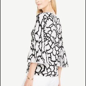 Ann Taylor Bell Sleeve Sweater